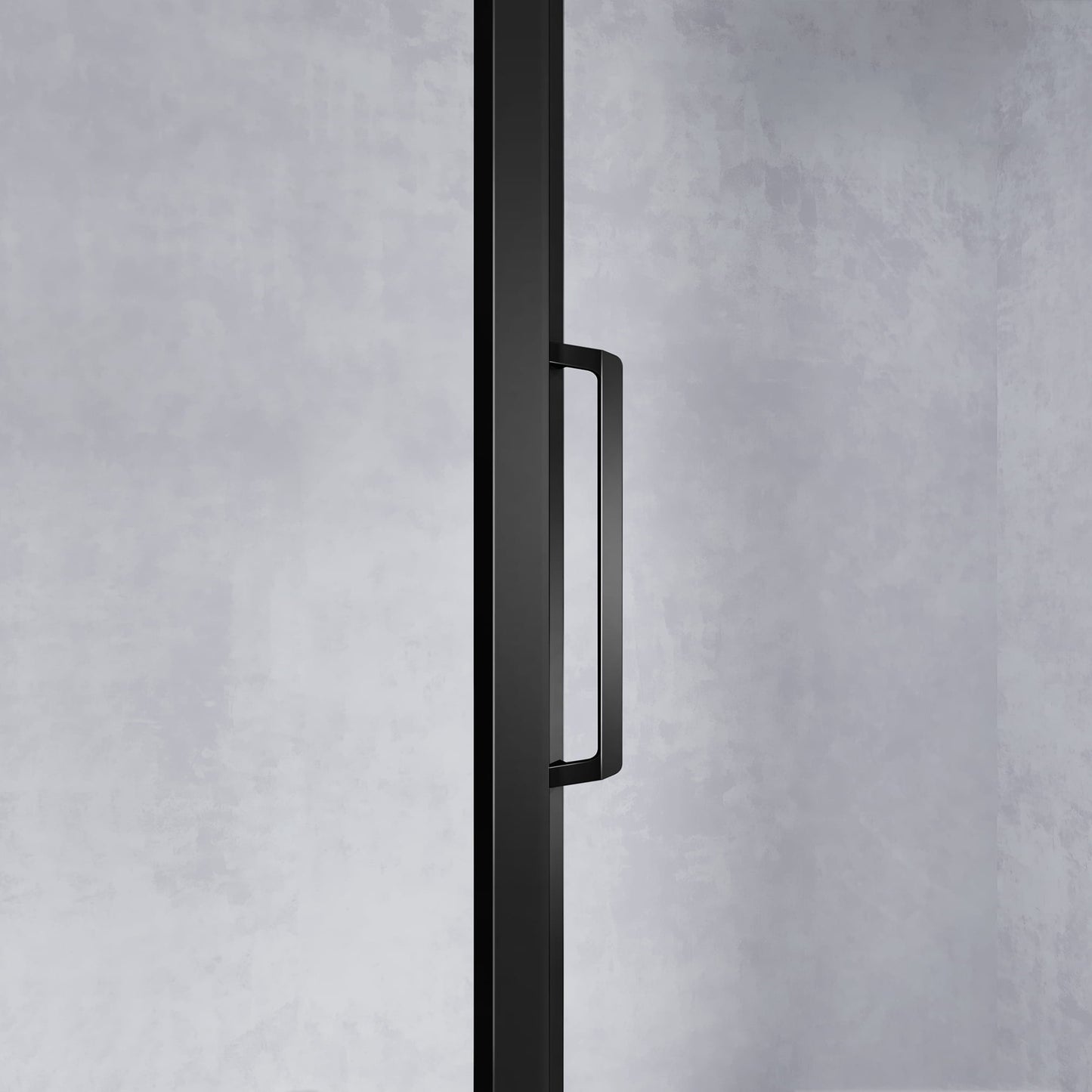 Mampara de ducha de esquina con puertas correderas de cristal antical de 6 mm. Altura: 185 cm