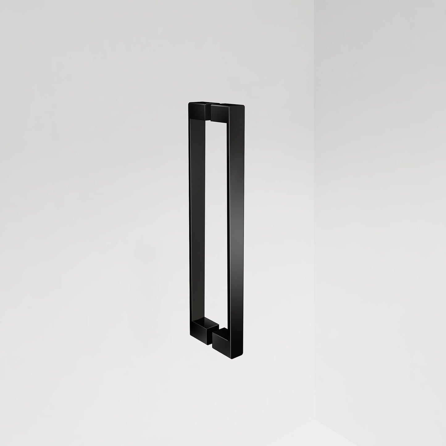 Mampara de ducha de cristal templado transparente de 8 mm con revestimiento antical, puerta pivotante y panel lateral fijo
