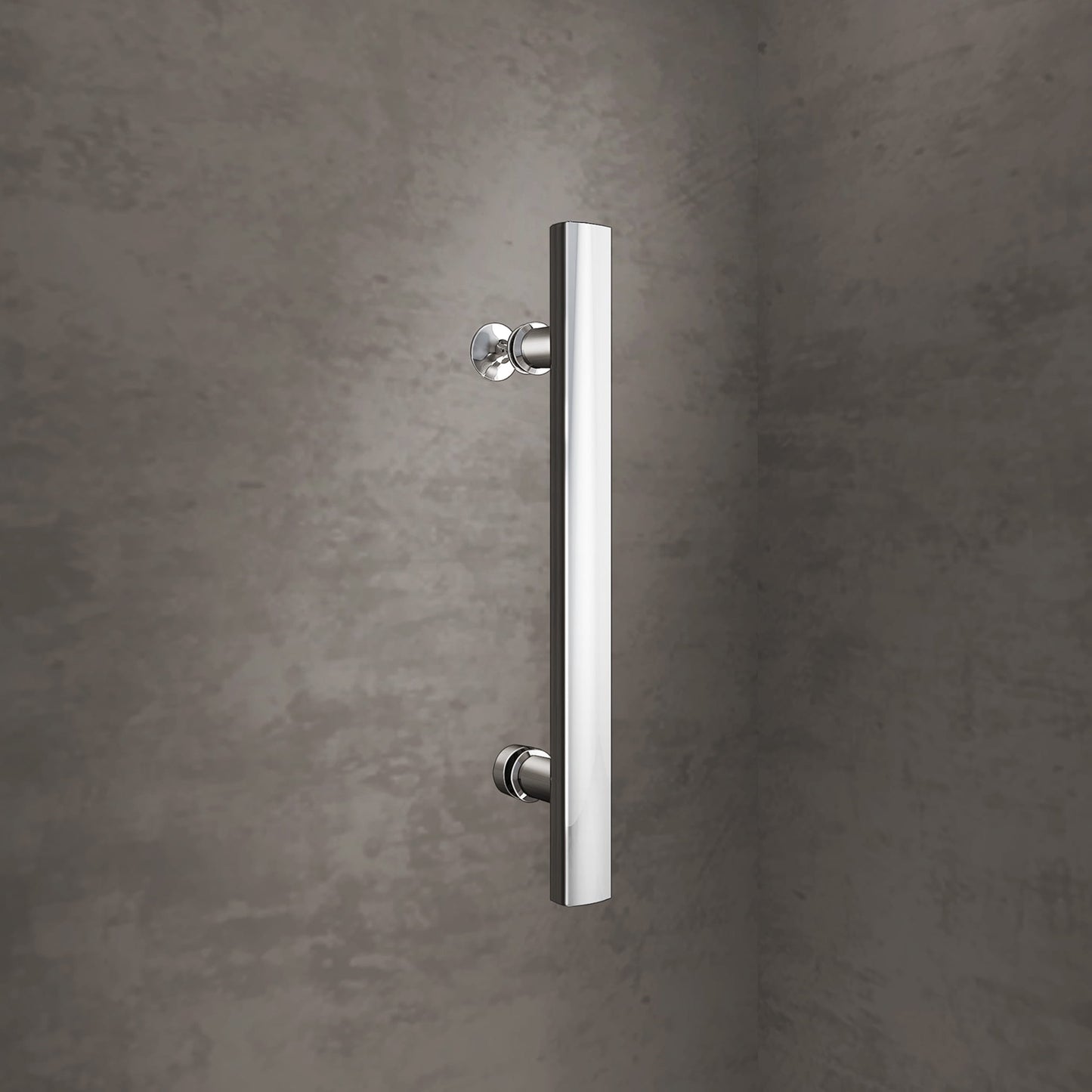 Mampara de ducha de cristal templado transparente de 6 mm con dos puertas pivotantes plegables, altura 195